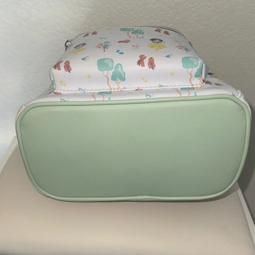 Loungefly Disney Princess Snow White Mini Backpack - White and Mint